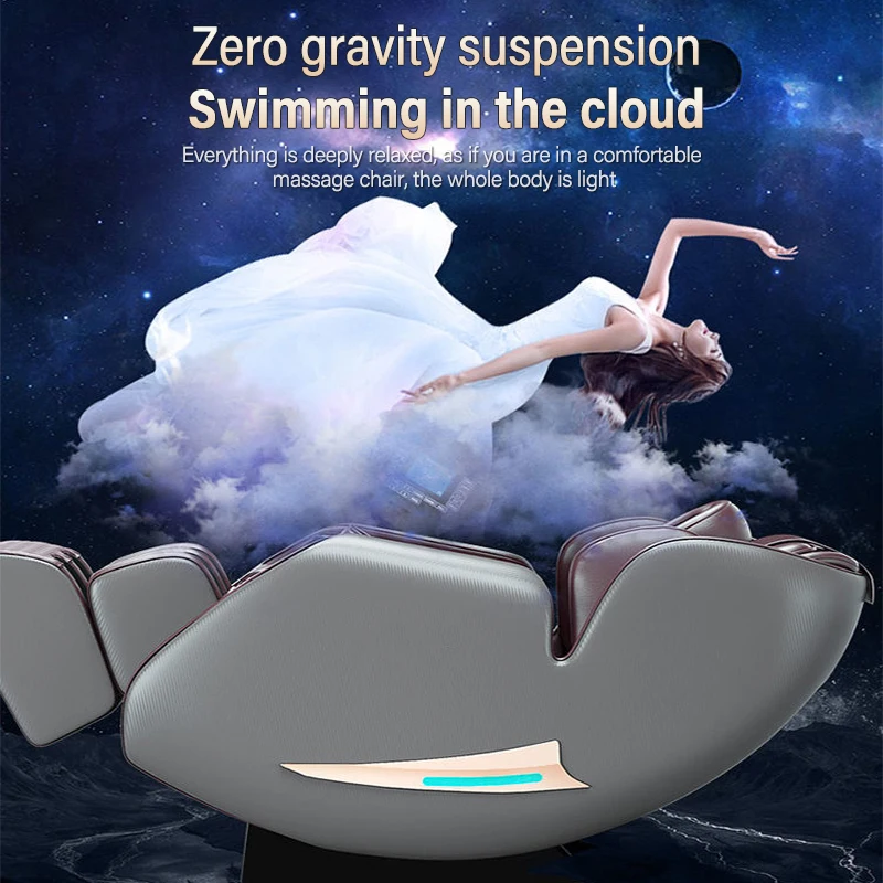 4D Infrared Heating LCD Electric Intelligent Full Body Salon Spa 0 Gravity Luxury Massage Chair
