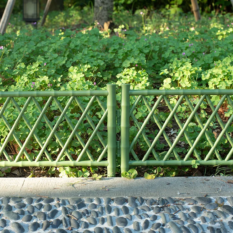 hot sale customizable outdoor bamboo decorative flower fence garden treills fence