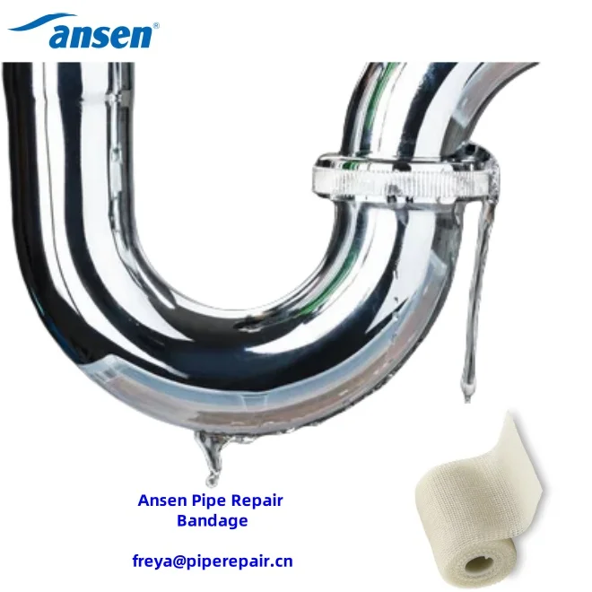 PVC Pipe Repair System- Composite Fibreglass Wrap Urethane Resin Soaked Pipe Repair Tape to Fix Leaking Pipes