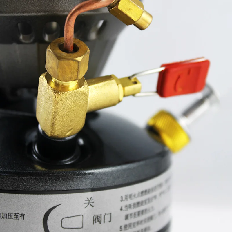 BRS-12A Mini Liquid Fuel Camping Gasoline Stove Outdoor Portable One-piece Burners Cooker Camping Equipment For Outdoor Sports