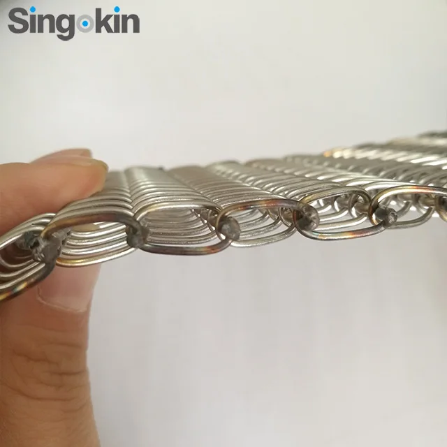 Factory customized Chain Driven Belt Stainless Steel Wire Mesh Conveyor Belt