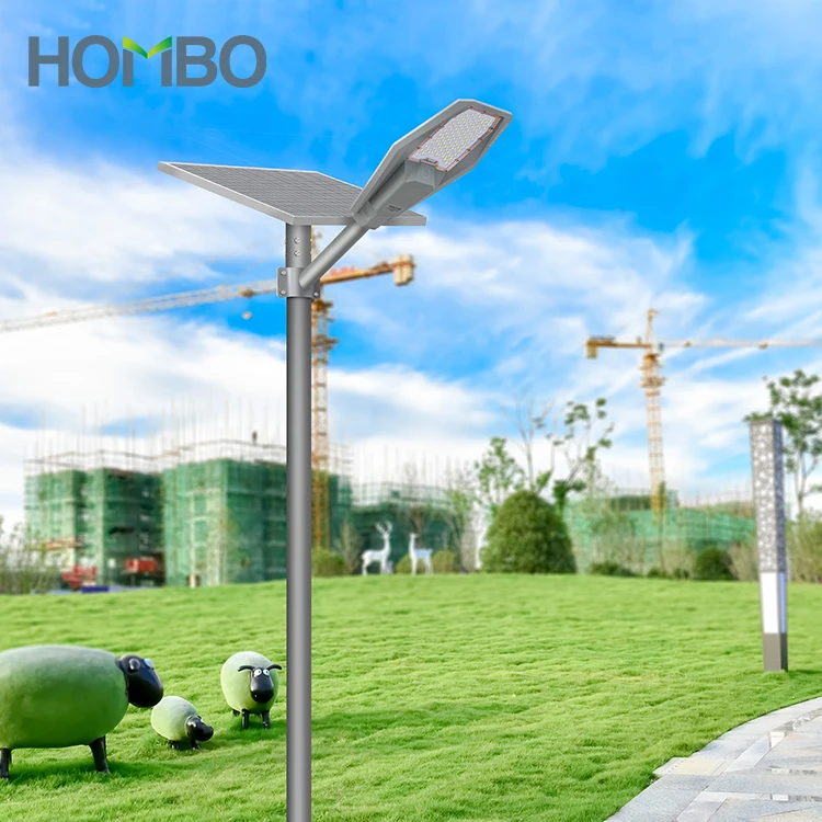 HOMBO Competitive Price Wireless Remote Control 100w 200w 300w 400w Solar LED Street Light