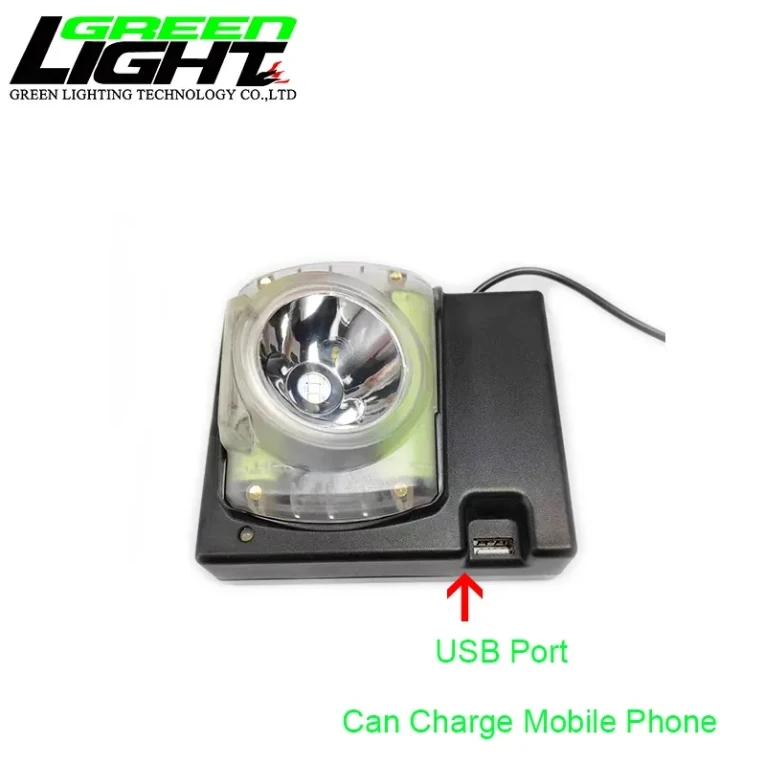 18000LUX Wireless Miner Cap Lamp 7000mAh Cordless Mine Headlamp USB Rechargeable Miners Hard Hat Light with OLED Display