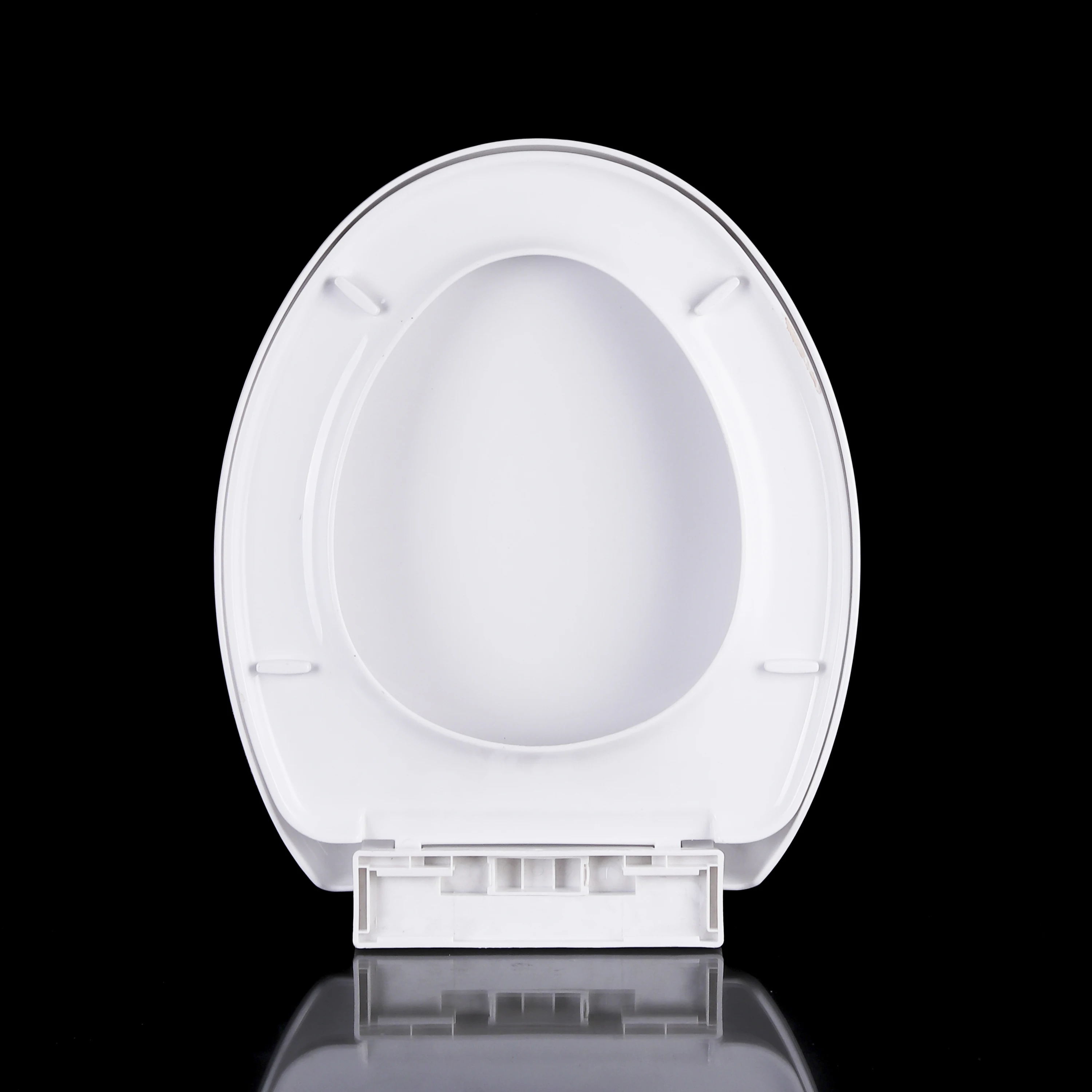 Modern round PP Plastic Toilet Seat with Soft Close Square Topravit Design for Bathroom Resin Material Remote Control Function