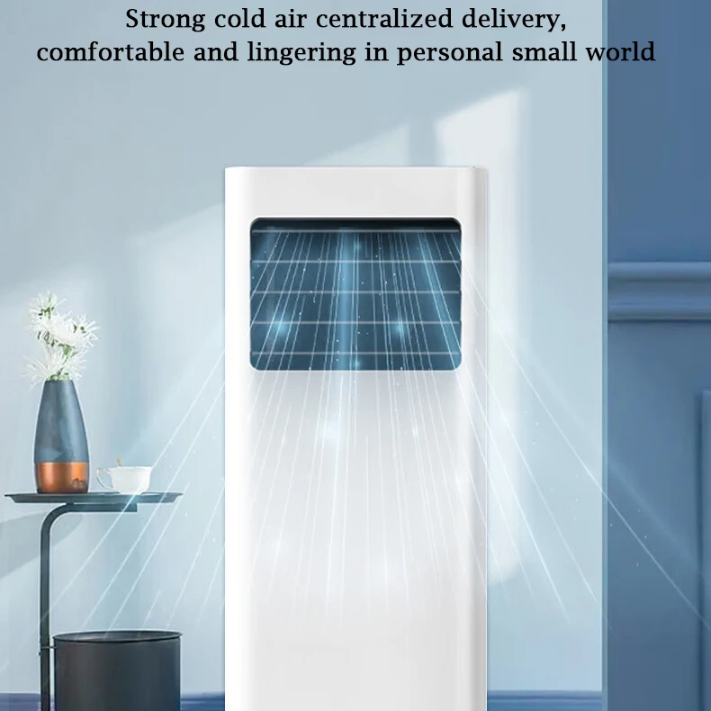 Mobile Dehumidifition Air Conditioner Integrated Unit 1.5P Household Water Free Installation Convenient Vertical Air Conditioner