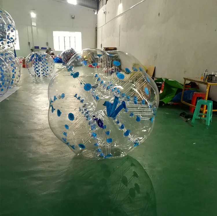 Outdoor Entertainment Game 0.8Mm Cold Resistant Pvc Blown Up Inflatable Bumper Ball For Chriden And Adults