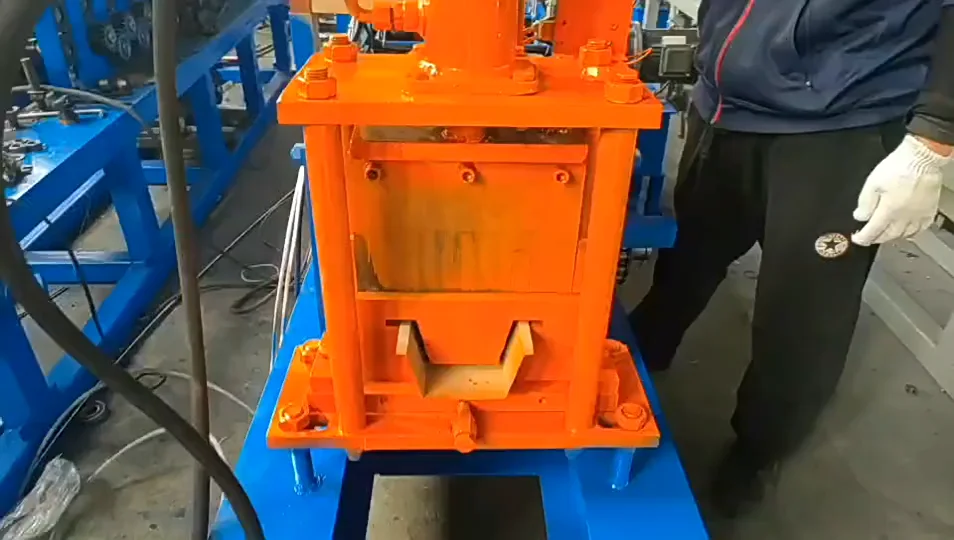 used metal roof seamless rainwater gutter manufacturing machine