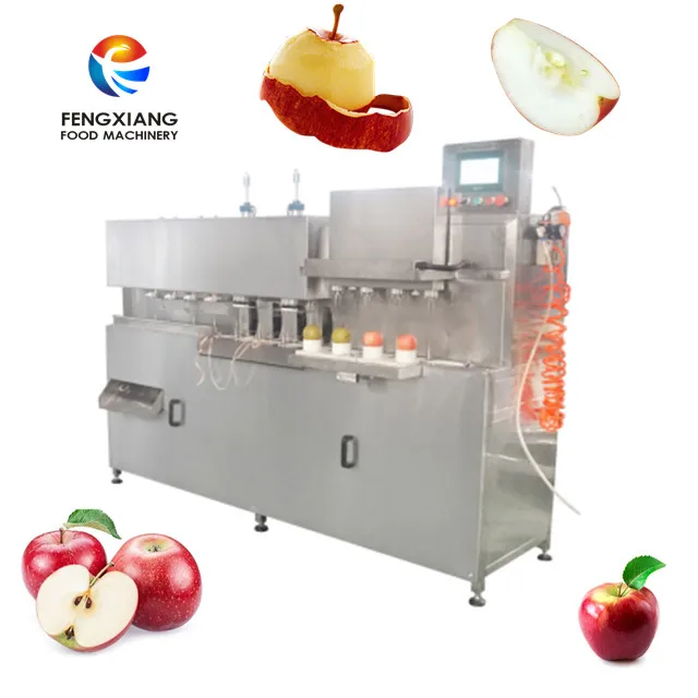 Full Automatic Apple peeling machine Apple coring machine apple cutting machine