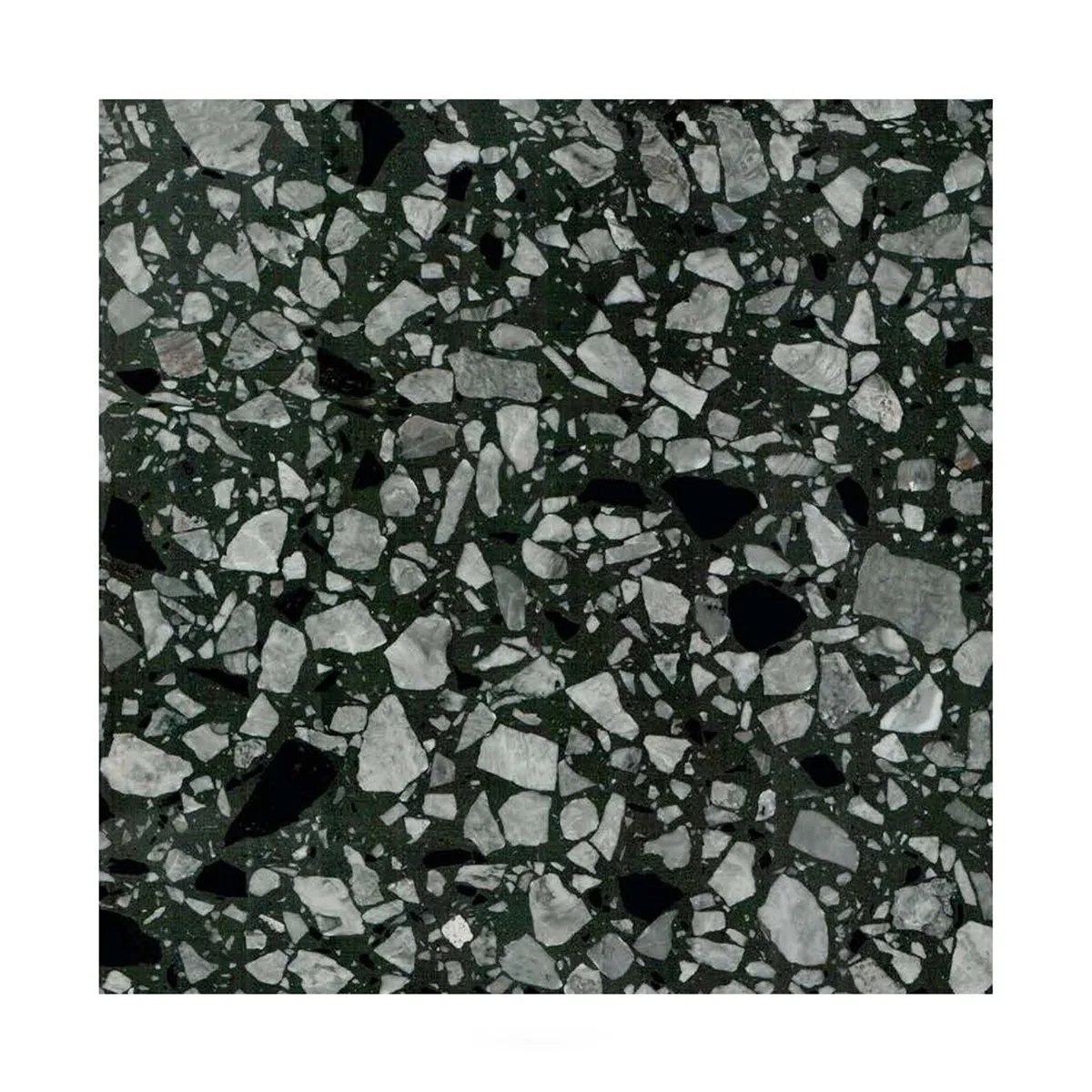 China Factory Cheap Colorful Cement Terrazzo Glazed Tile Matte Finished Porcelain Terrazzo 300x600 Dark Series Terrazzo