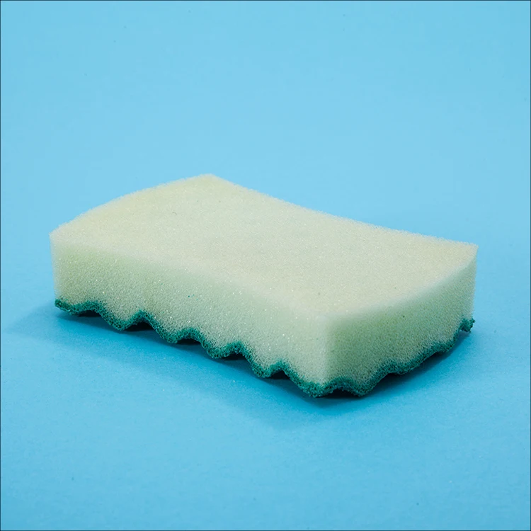 Multi-colors PU Sponge With Scouring Pad In Different Shapes