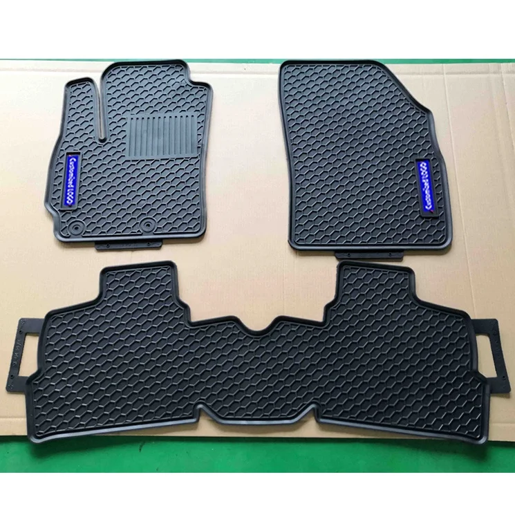 Non-smell latex/rubber car mats Fit for Mitsubishi Attrage 2013+ (2013 2014 2015 2016 2017 2018 2019 2020 2021-on)