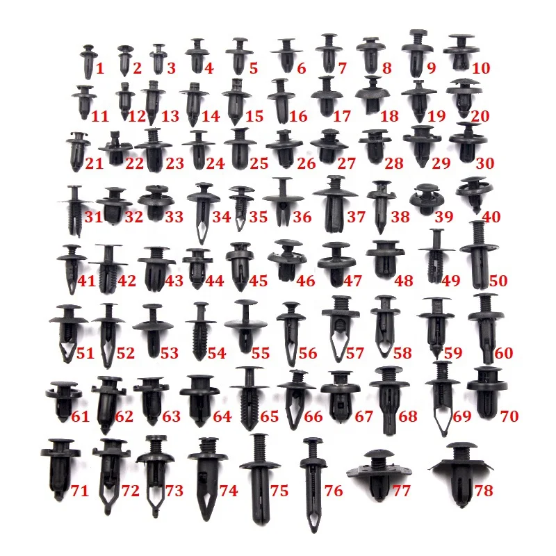 Wide Range of Car Auto Clips Auto Clips and Fasteners Plastic Auto Clips