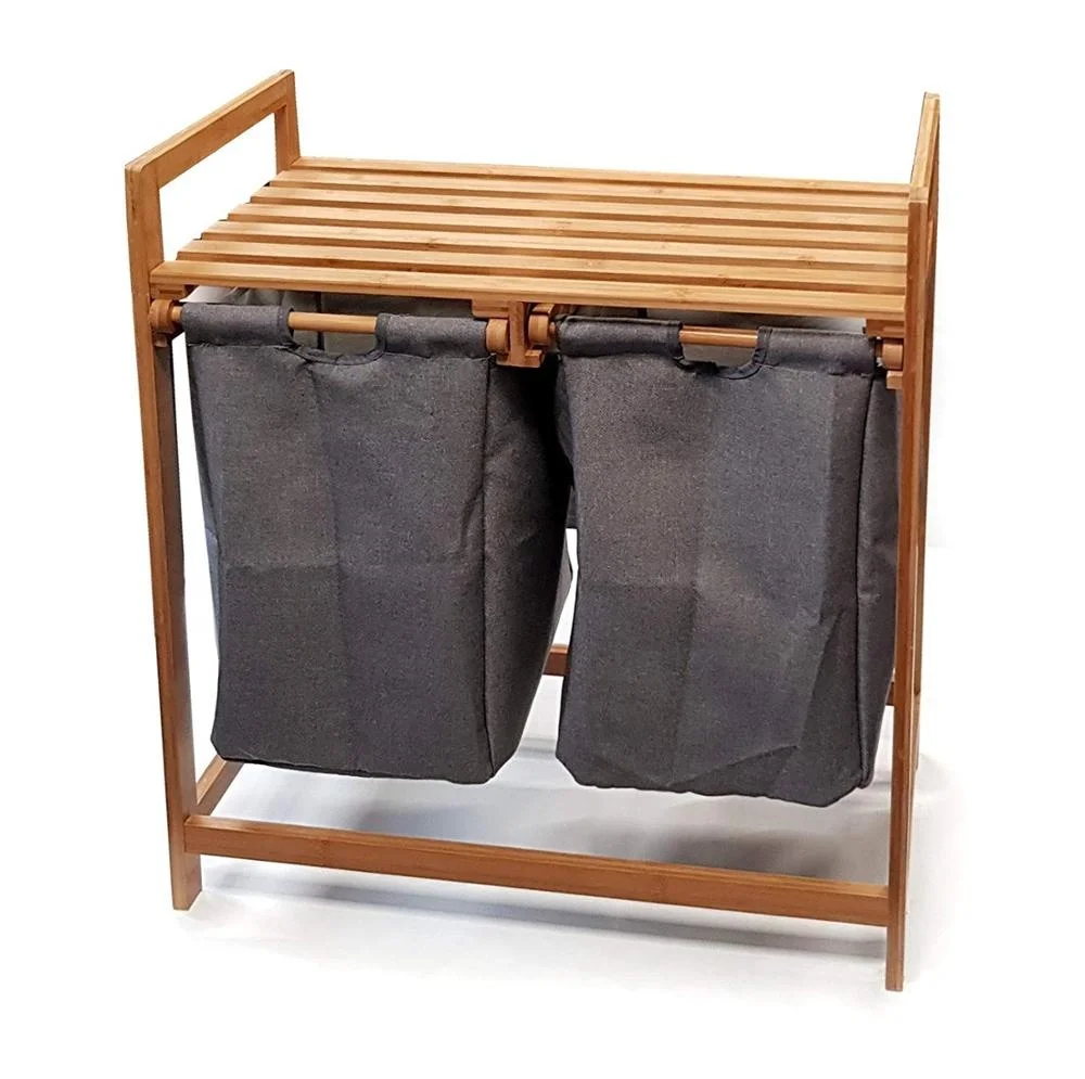 Большая белая бамбуковая Прачечная станция прочная корзина для хранения грязной одежды льняная корзина для ванной