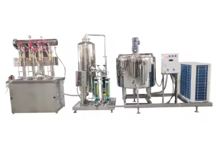 Small Carbonic Acid Water Blending Machine Soft Drink Soda Water cola water Mixer CO2 Mixing Machine Beverage Mixed Equipment