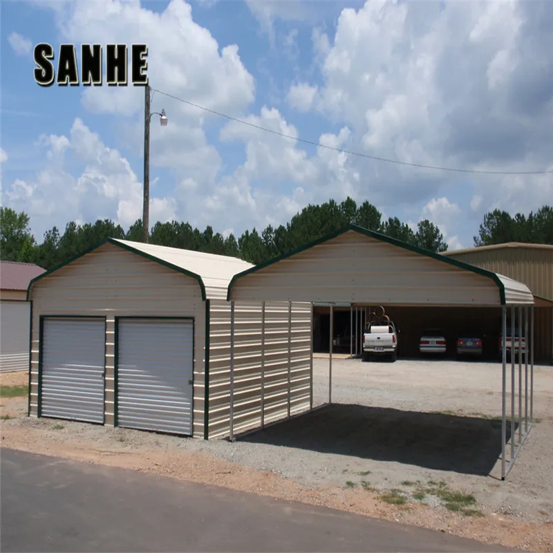 sheet metal Car Cover Metal carport and garage for AU/USA/JP market from China