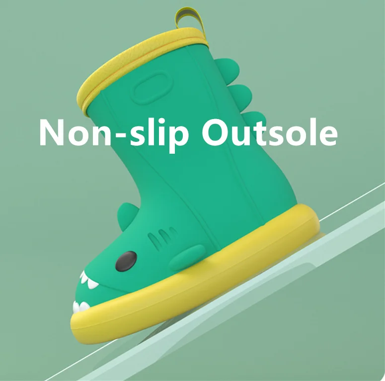 CUSTOM Children Adult Colorful Waterproof Shark Short Rain Boots Shoes