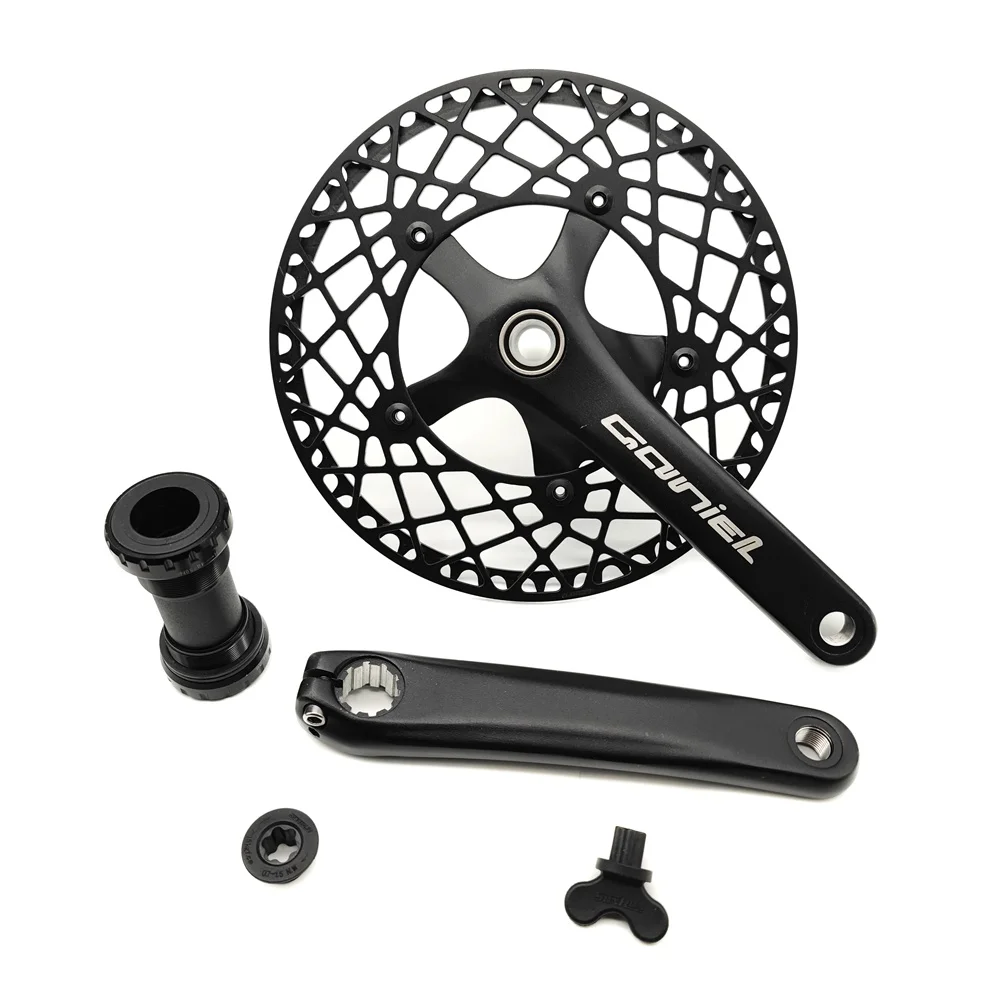 Folding bike GANIEL-G6011-G1 SUNRUN CHIWAVE 53T CNC Chainwheel Mountain bicycle crankset