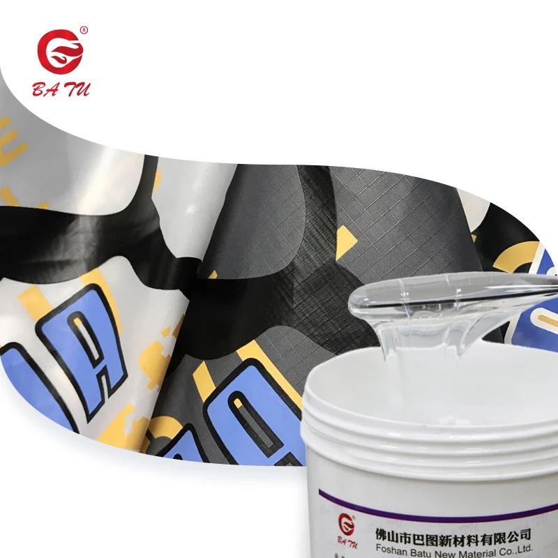 Super Fastness Waterproof Nylon Printing Silicone for Special Textiles Gentle Hand Touch Screen Printing Type