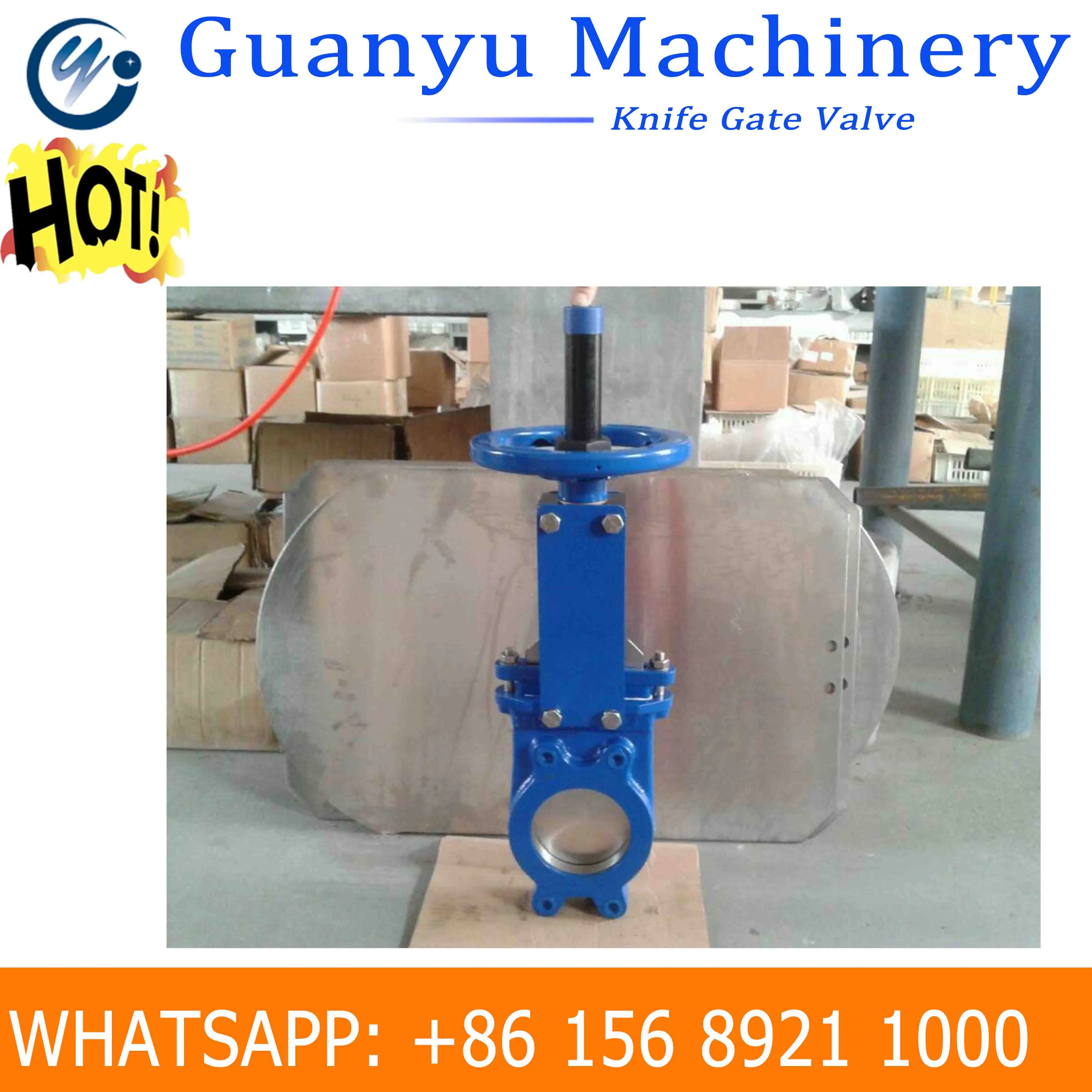 Ductile Iron or Cast Iron Ggg40 and Ggg50 Industrial Knife Gate Valve for Rising Stem