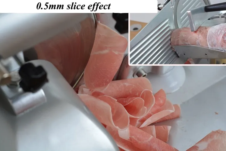  Нержавеющая сталь машина для нарезания замороженного мяса слайсер DQ-JK220 электрический куттер