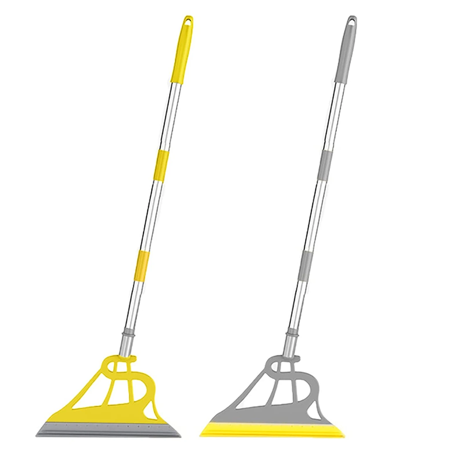 32*130CM Factory Wholesale Multifunction Magic Broom Sweeper, 2 in 1 Rubber Easy Remove Water, Pet Hair, Dust, Window Cleaning