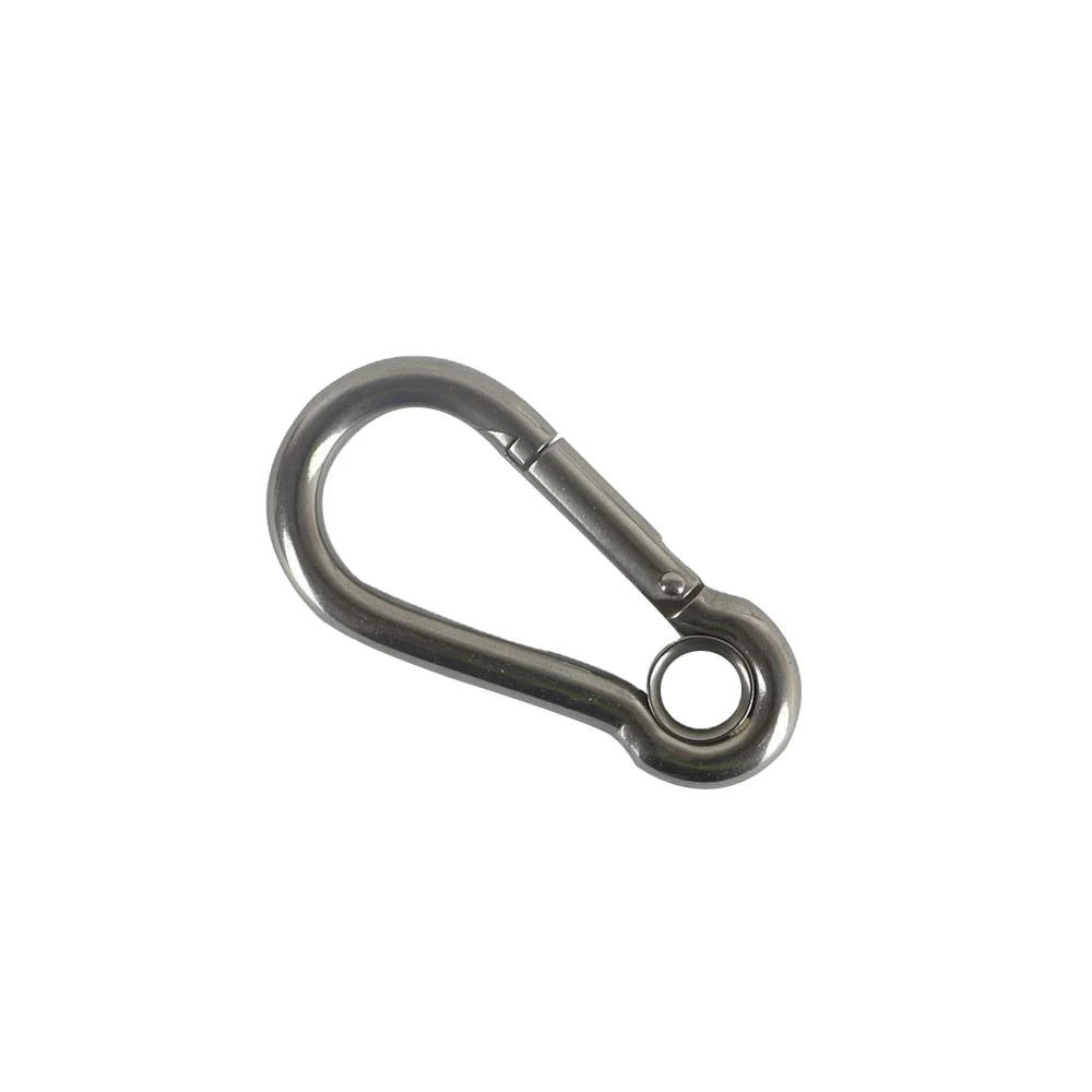 6x60mm mountaineering carabiner hook 304/316 stainless steel hiking carabiner hook