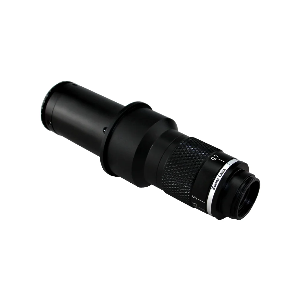 Optical 0.7X-5.0X Zoom Body C Mount Monocular lens Long Working Distance Industry Inspection Video Microscope Lens