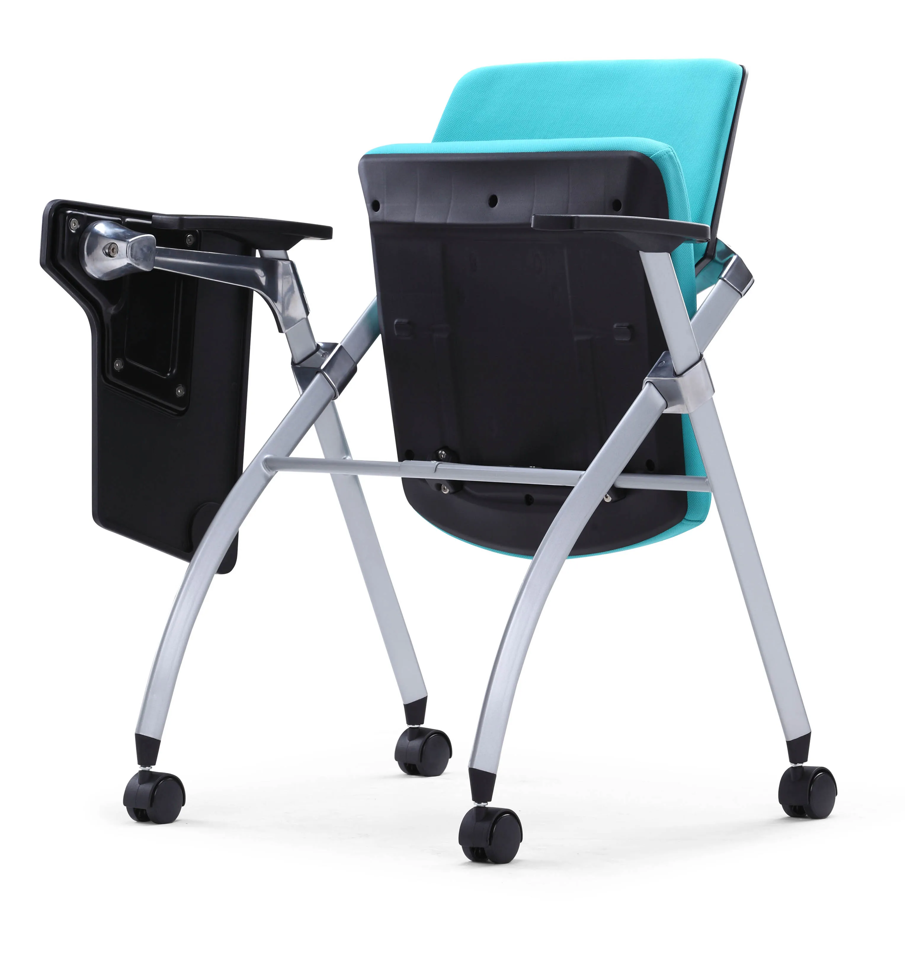 Modern Comfortable Office Chair School Training Chair With Writing Pad