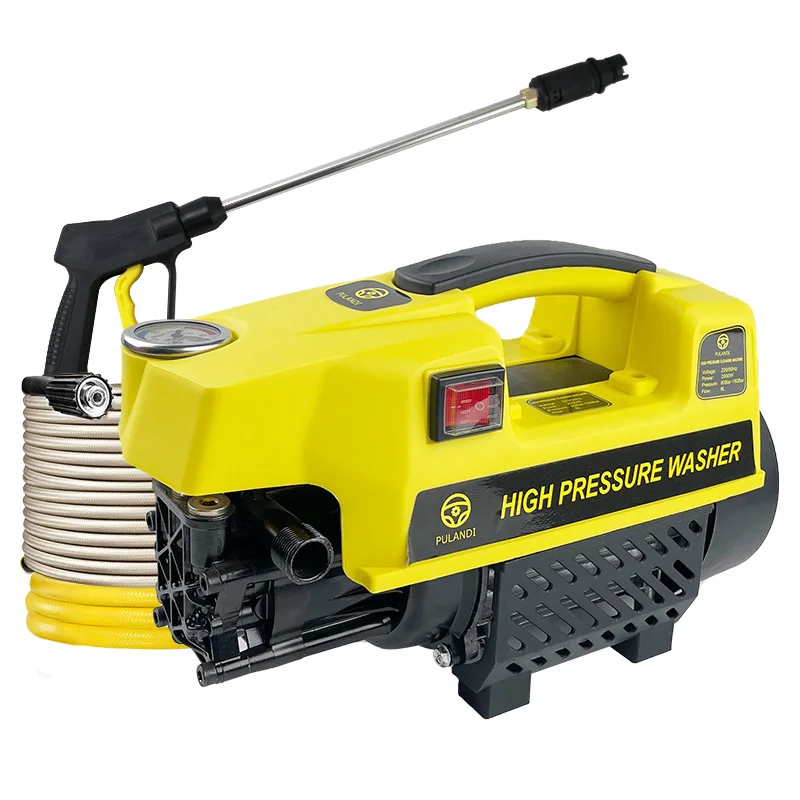 portable car washer equipment car caring machine foam cannon pressure gun brushes high pressure car washer