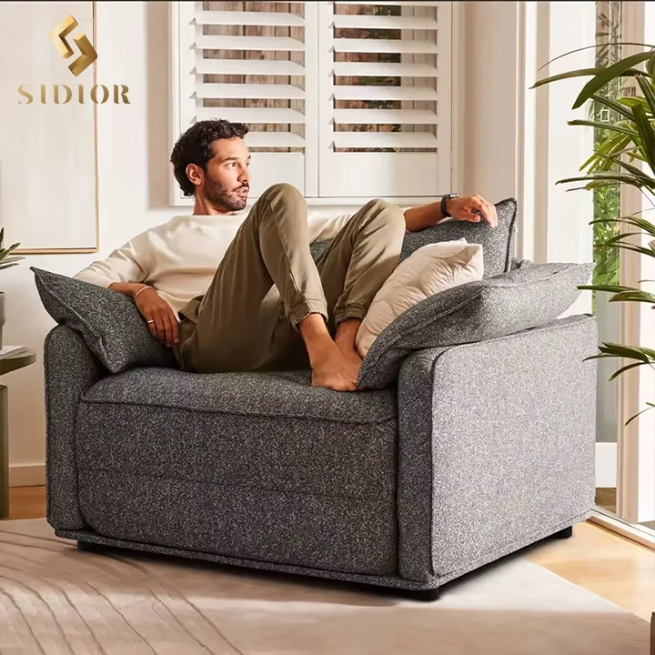 Grey compressed sofa set furnituresofa bed couch in box compress vacuum compression sofa chair