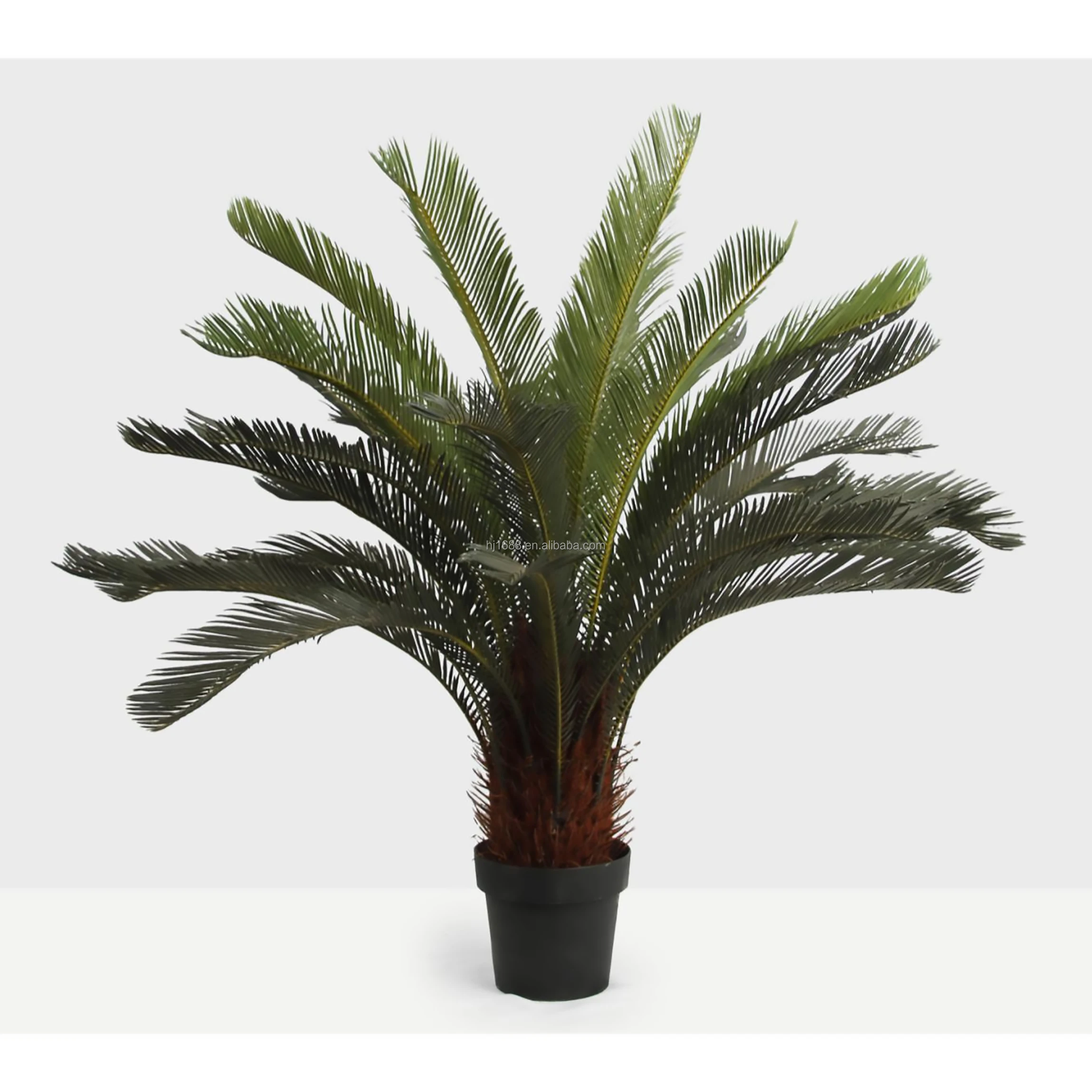 Factory Cheap Price Fake Cycas Revoluta Albero Foglie Faux Cycad Indoor Houseplant Artificial Sago Palm Trees For Outdoor Decor