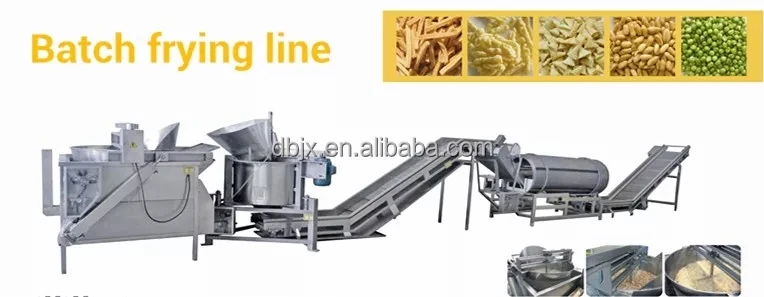 batch frying production line