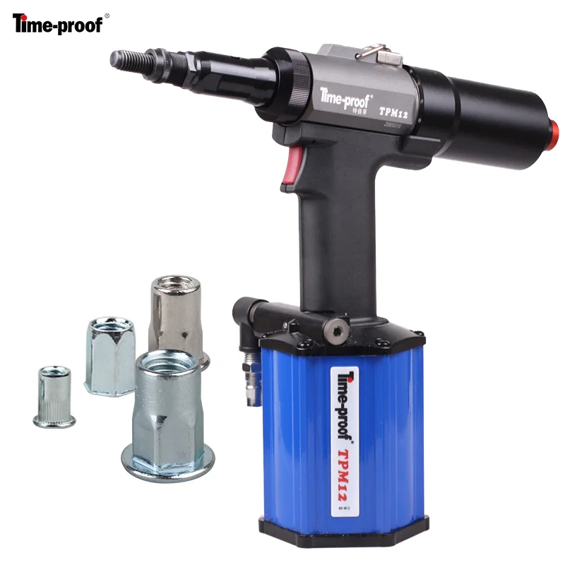 TPM12 подтвержденный временем вытяжная Заклепка гайка заклепки инструмент настройки гайка вставки для M3-M12 клепальный пневматический инструмент