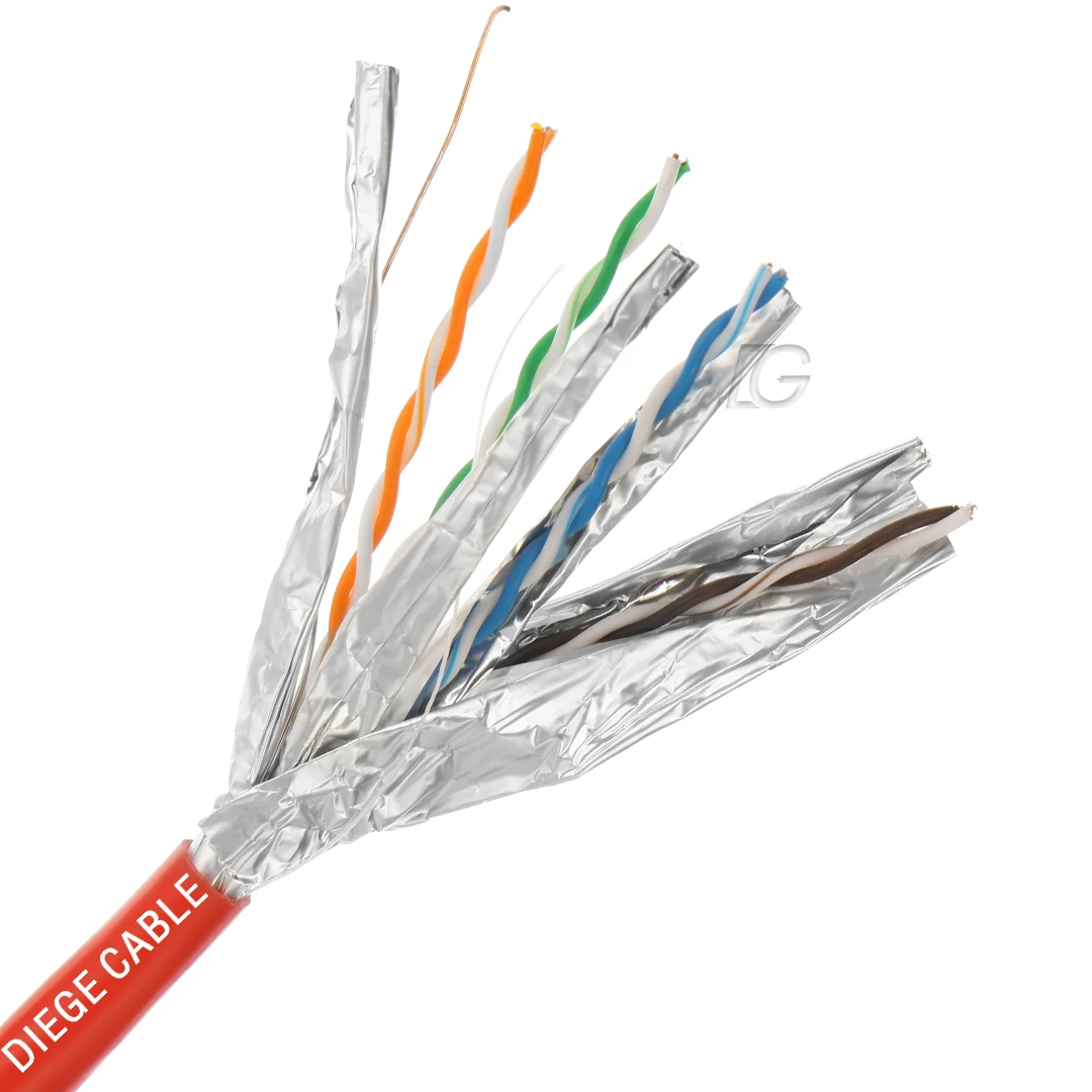 Китайский производитель 305 м 500 Lan-кабель 23AWG CAT6A CAT7 кабель для