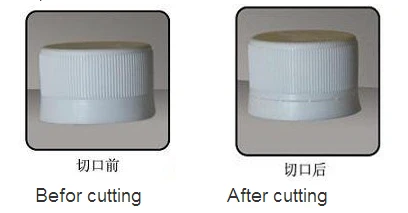 Slitting machine 28mm 30mm 32mm 38mm plastic cap slitting machine blade with cover