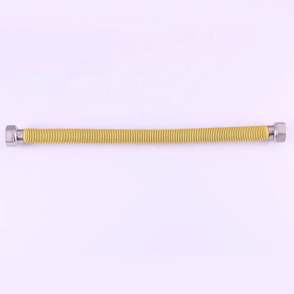 Gas Water 304 Stainless Steel Corrugated Pipe Tubing Shower Flexible Hose Corrugated Pipe for Bathroom Kitchen