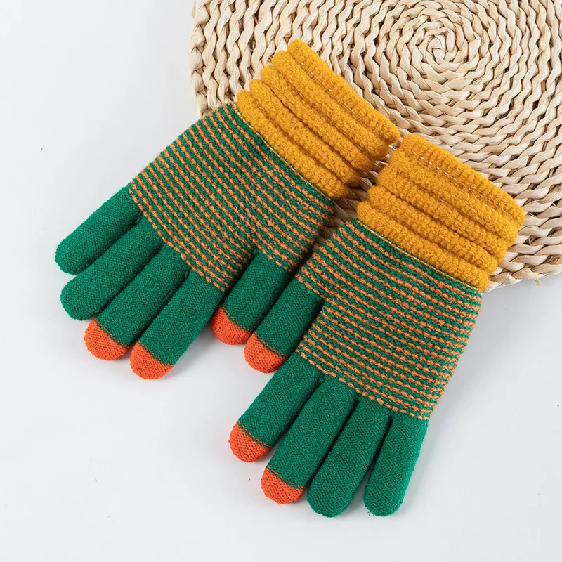 Factory directly Best china Winter Mittens Warm Factory Price Wholesale Low MOQ lady knit winter gloves