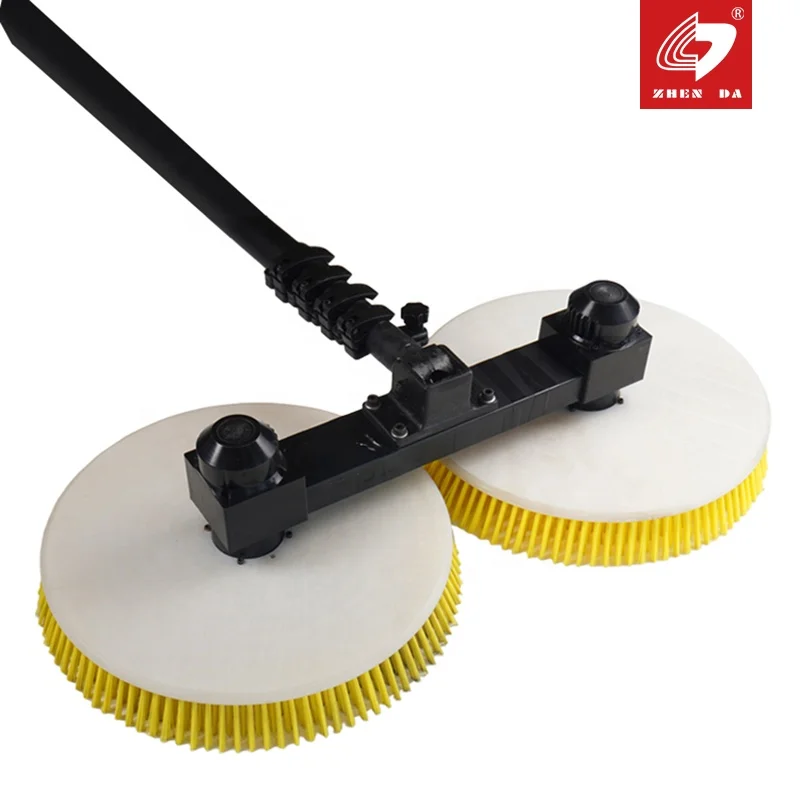 Advanced Solar Panel Brush with Adjustable Handld Removes Dirt and Other Impurities from All Types of Solar Panels