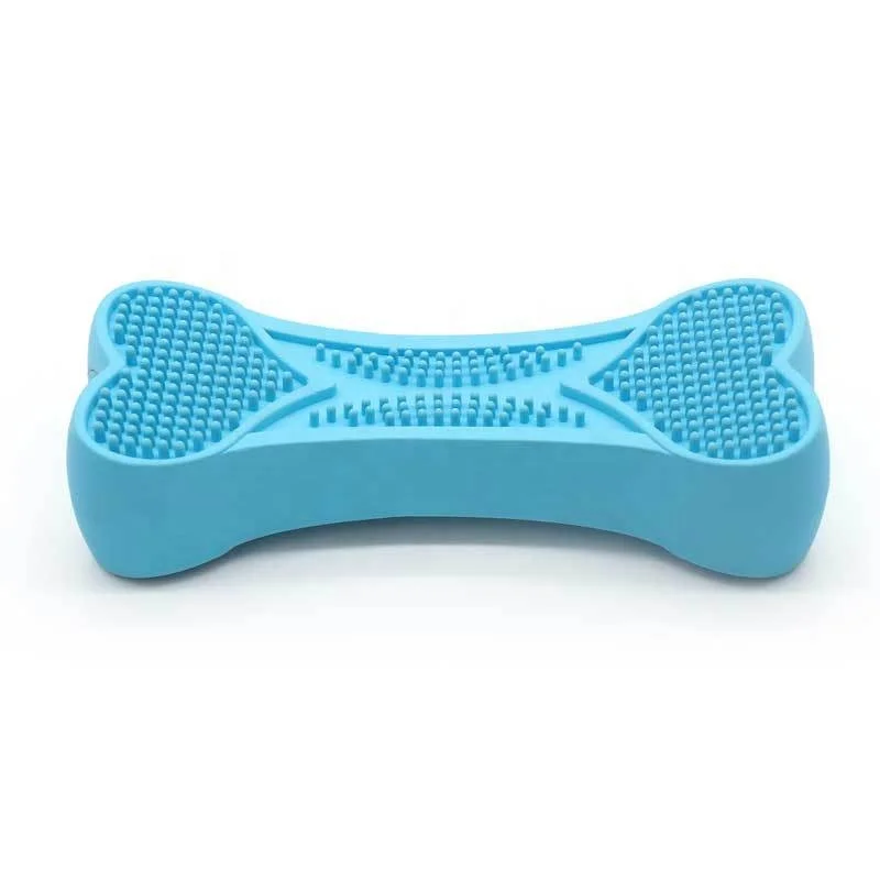 Rubber Bone Pet Dog Toys First-grade Quality Highly Durable Natural rubber customized color Dogs Chew Toys