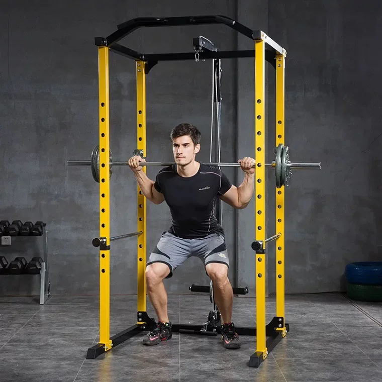 Strength Equipment Athletic Multi-Functional Power Gym Machine Pull up Squat Rack
