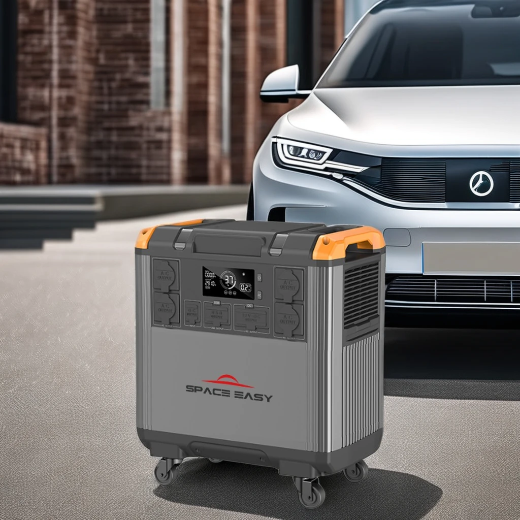 Large Capacity 5370WH 5KWH 3000W output Electric Generator Solar Generator Portable Power Station For EV