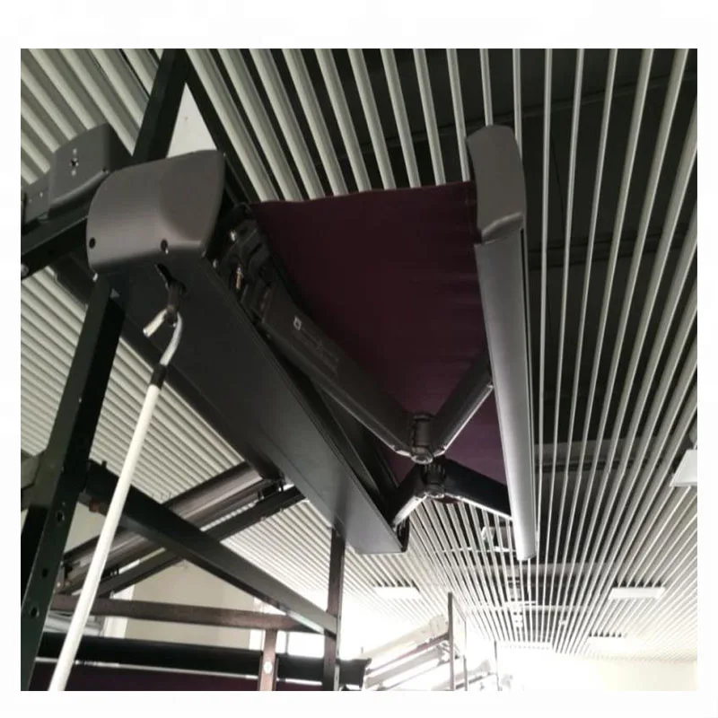 Best price gazebo electronic full box foldable stripe awning