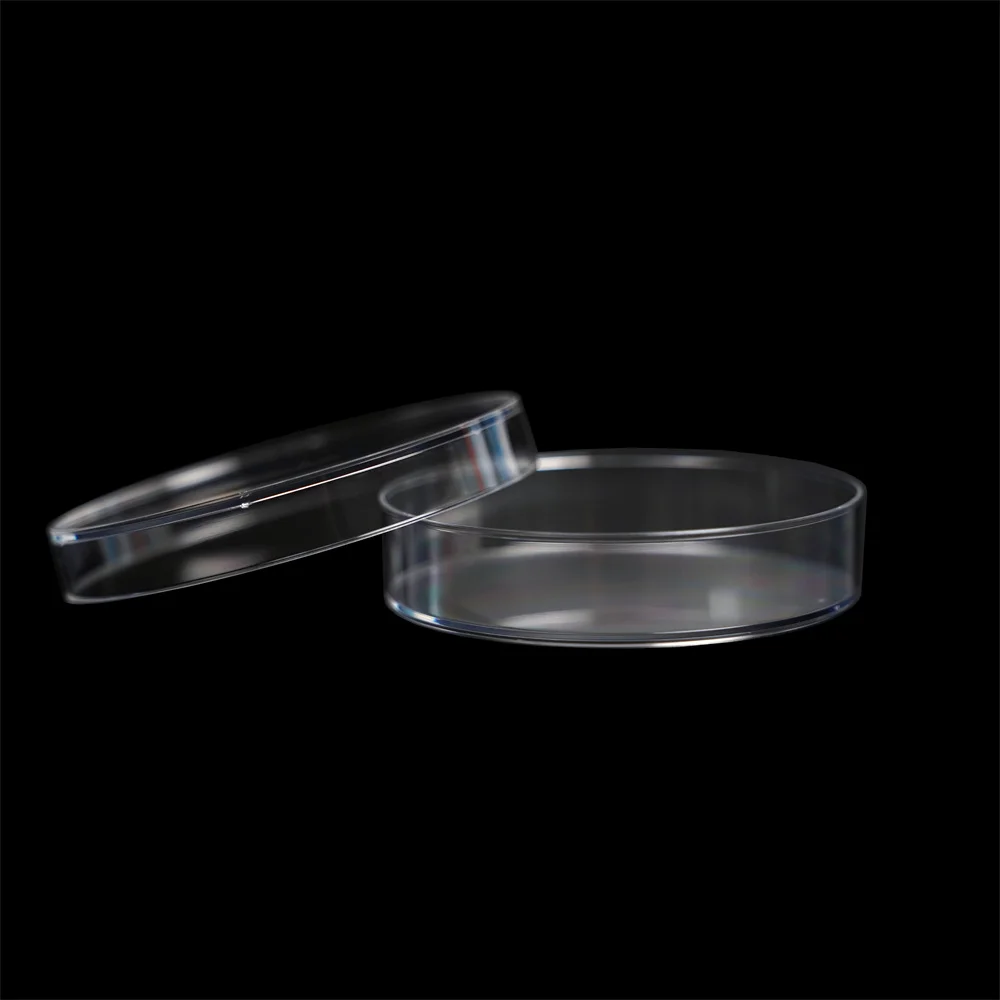 Wholesale Factory Direct Plastic PS High Transparent Petri Dishes 60mm 90mm  Bacteria Petri Dish