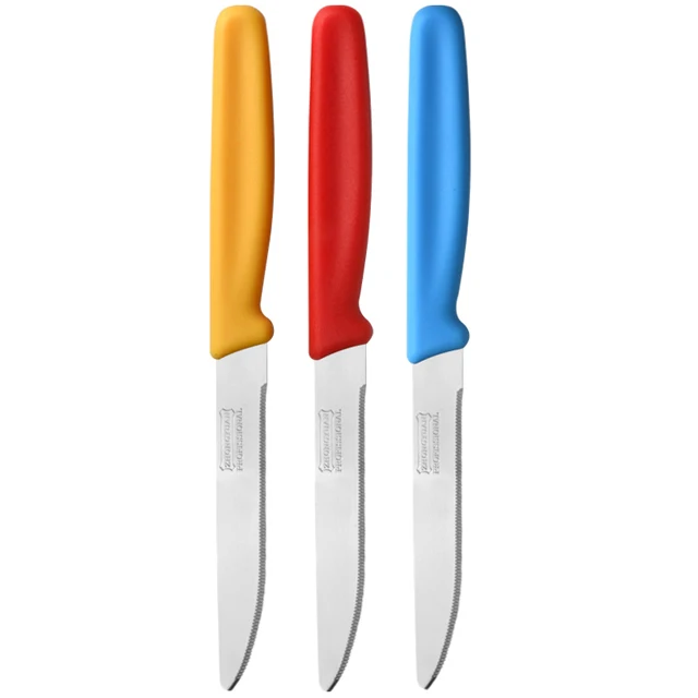 Best Food Grade 3 Piece kitchen Stainless Steel Meat Cutting Steak Filet Knife Set