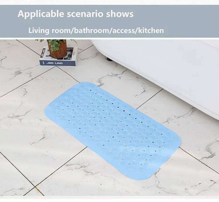 Bathroom bathhouse floor mat bath tub shower room floor mat wei wholesale