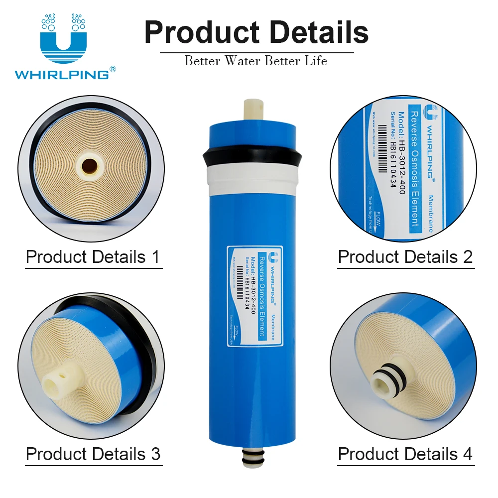 High quality effect remove heavy metal good membrane Reverse Osmosis RO menbrane3012-400