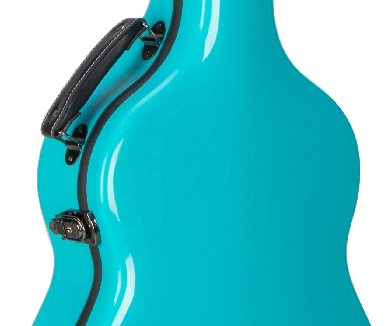 Manufacturer Fiberglass Green Acoustic Guitar Case with Backpack Fiberglass Classical Guitar Cases