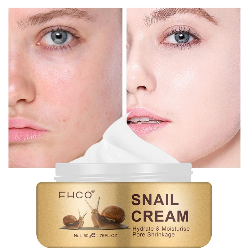 Custom Snail Skin Care Whitening Moisturizer Anti Aging Face Cream Snail 96 Mucin Power Essence For Face Cream