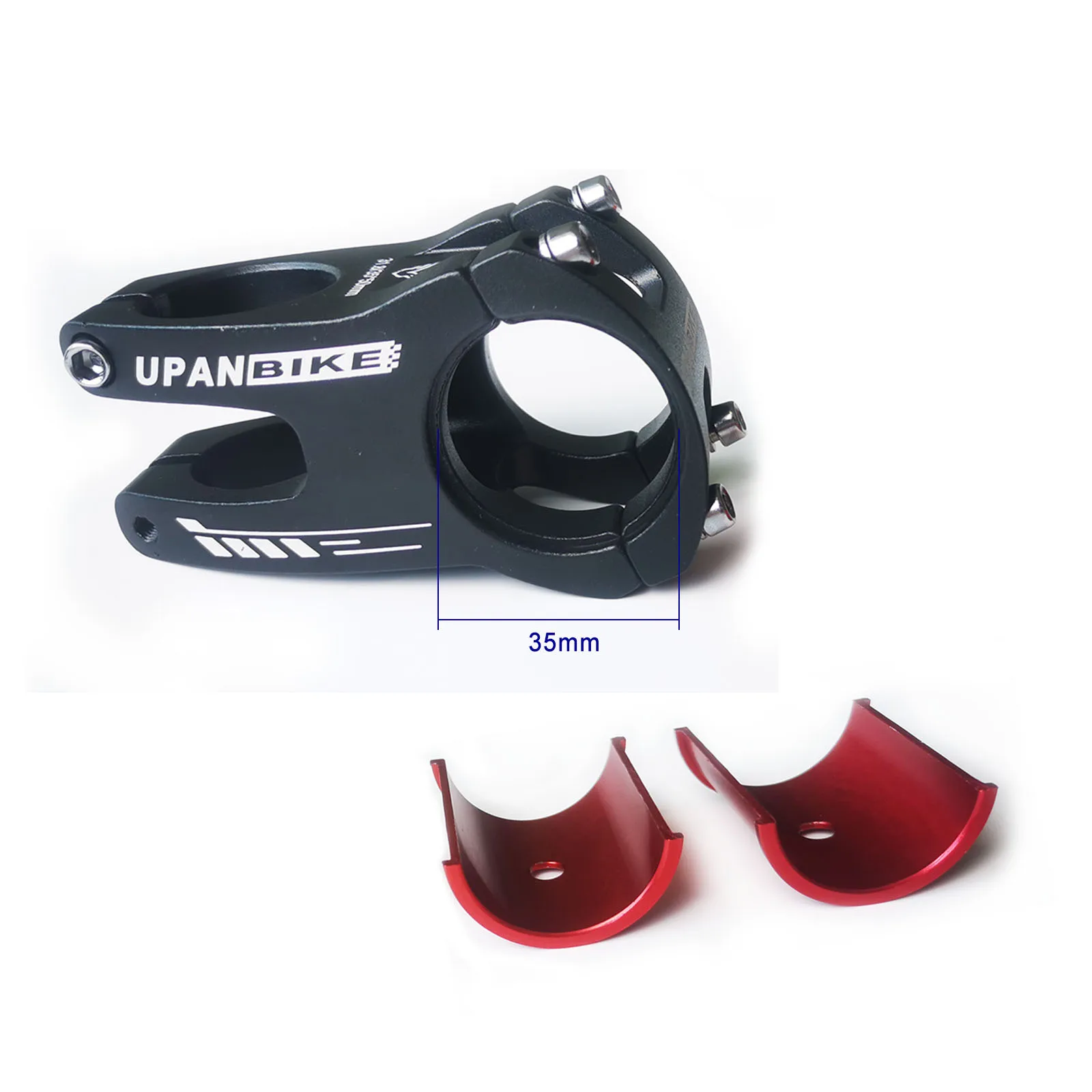 UPANBIKE Bike Parts 31.8mm 35mm Mountain Bicycle 50mm Length Camouflage Handlebar Short Stem