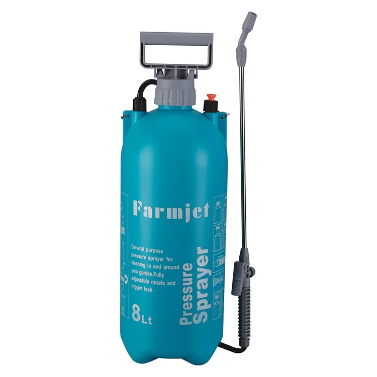 Farmjet 8L Plastic Water Bottle Agriculture Spray Pump Shoulder Manual Garden Lawn Sprayer